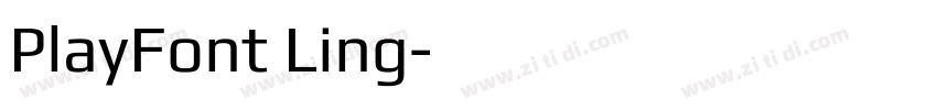 PlayFont Ling字体转换
